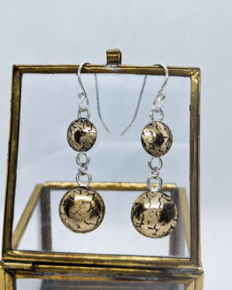 double dome earring