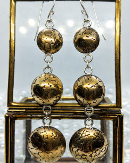 triple dome earring