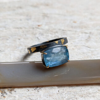 Aquamarine and Keum Boo ring