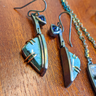 Rainbow Sterling Chrysocolla