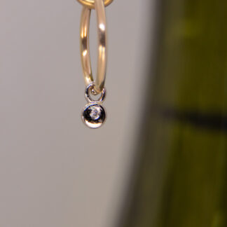 Diamond Dot White Gold