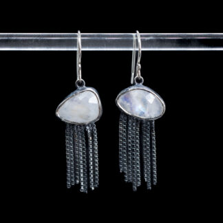 Little Raincloud Moonstone earrings