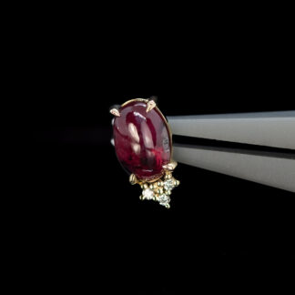 Winza Ruby Royal Yellow Gold 14ga Threaded End