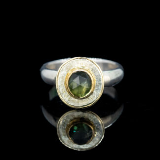 Sterling Silver Madagascar Cuts Ring SZ 6