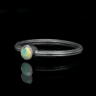 Little Galaxy Sterling Silver Stacker Ring