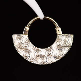 Disco Swirls Hinge Ring