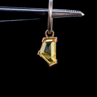 Kenya Sapphire Charm Rose Gold 8.5mm x 5.4mm