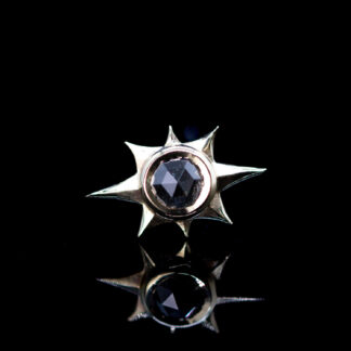 Evelyn Grey Diamond Threaded End