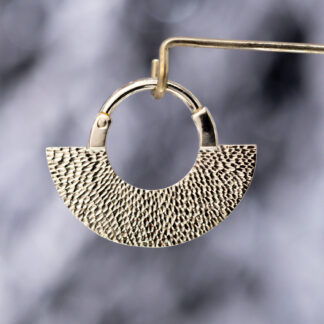 The Shimmer Engraved 14kt Yellow Gold Hinge Ring