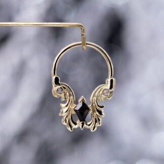 Filigree Diamond Kite Hinge Ring