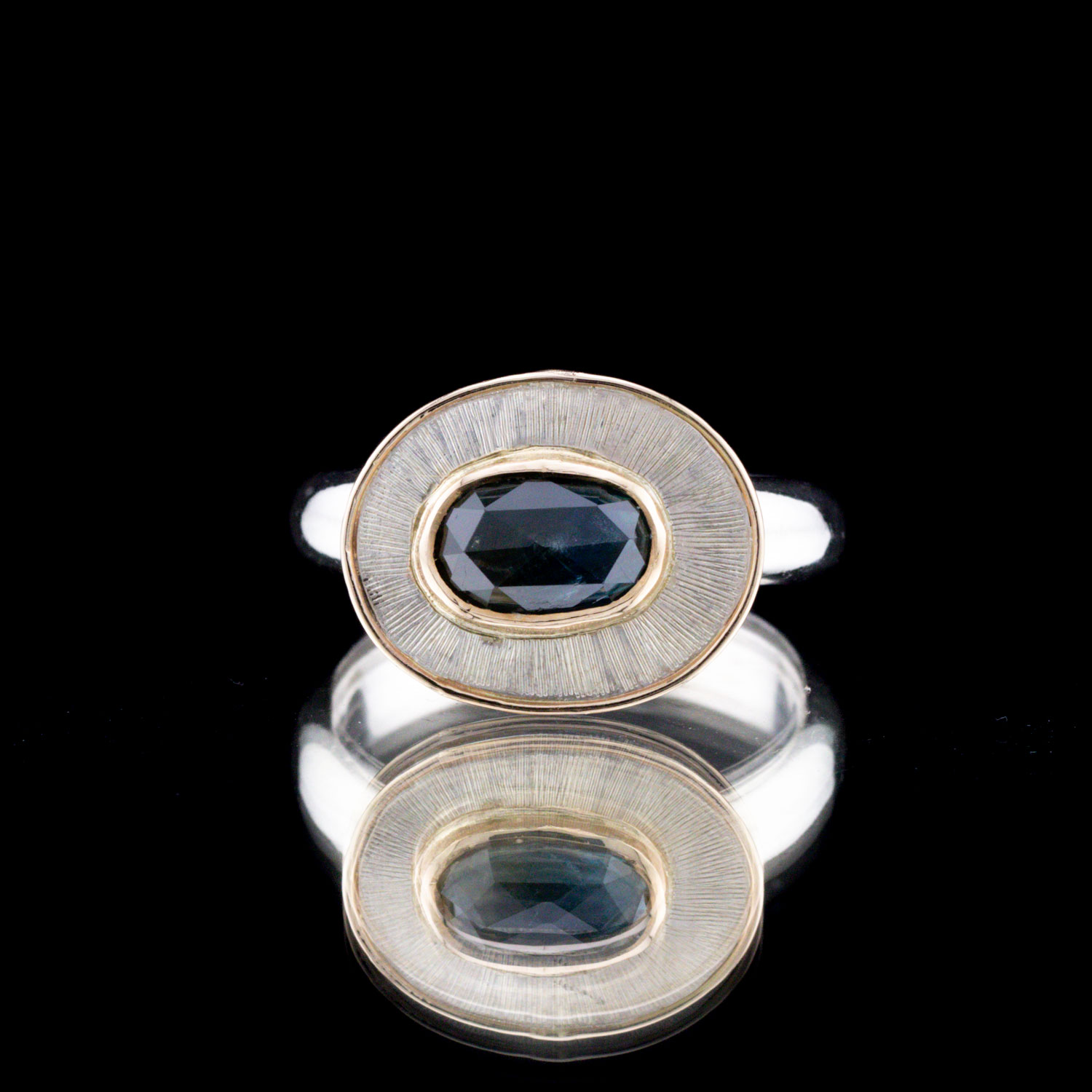 Sterling Silver Madagascar Cuts Ring SZ 7 - Image 2