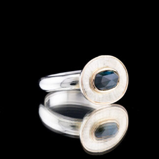 Sterling Silver Madagascar Cuts Ring SZ 7