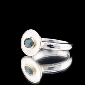 Sterling Silver Madagascar Cuts Ring SZ 8
