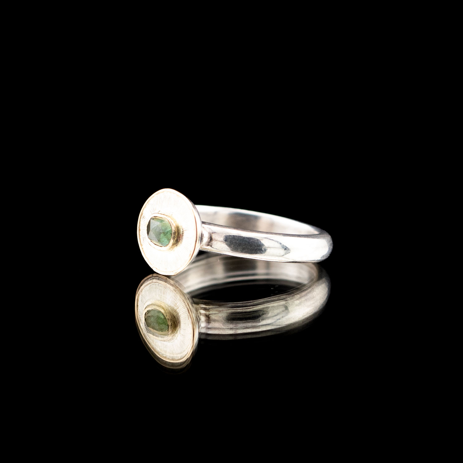 Sterling Silver Madagascar Cuts Ring SZ 8 - Image 4