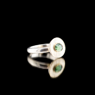 Sterling Silver Madagascar Cuts Ring SZ 9