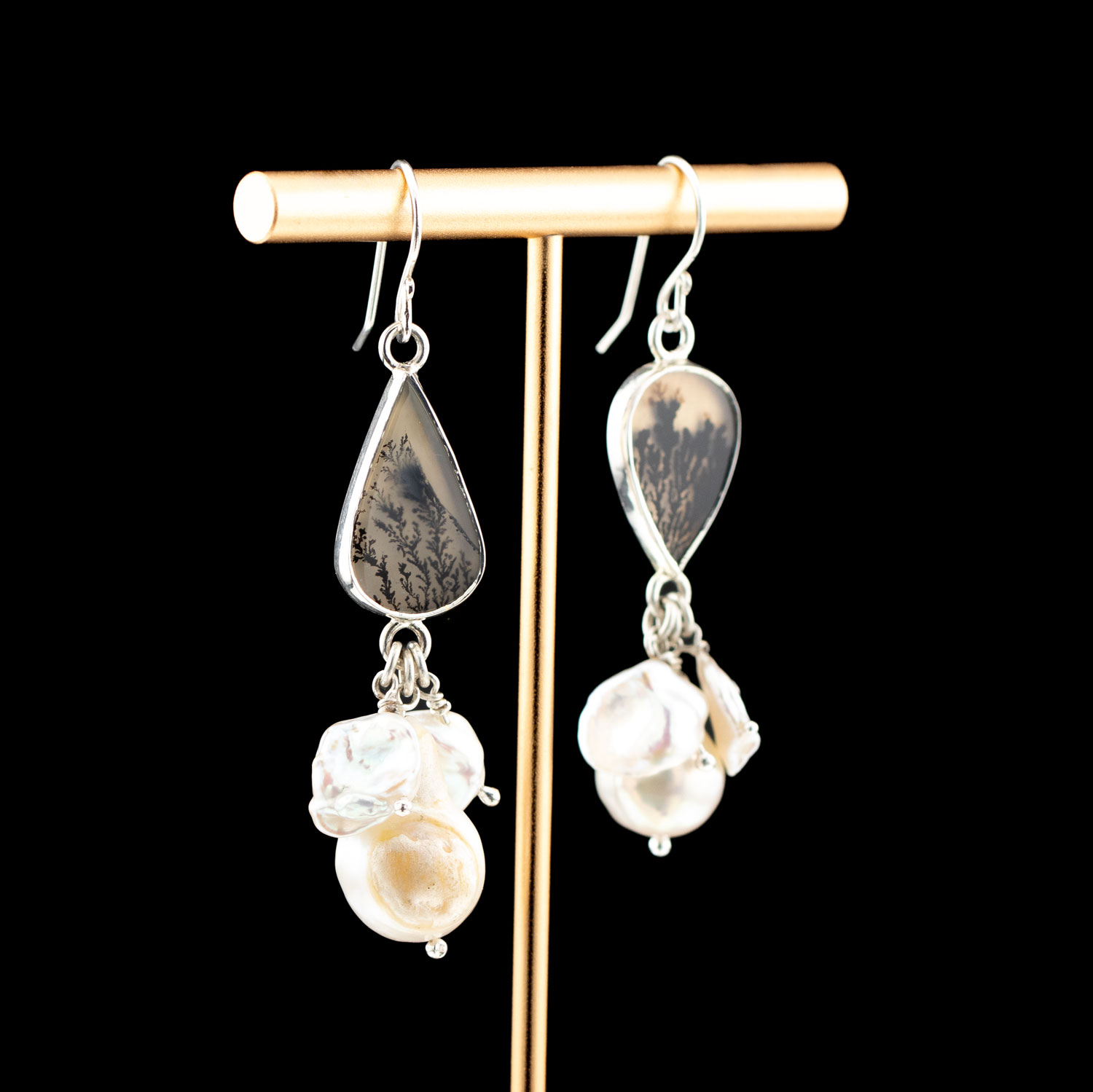 mermaid dendrite earring 1