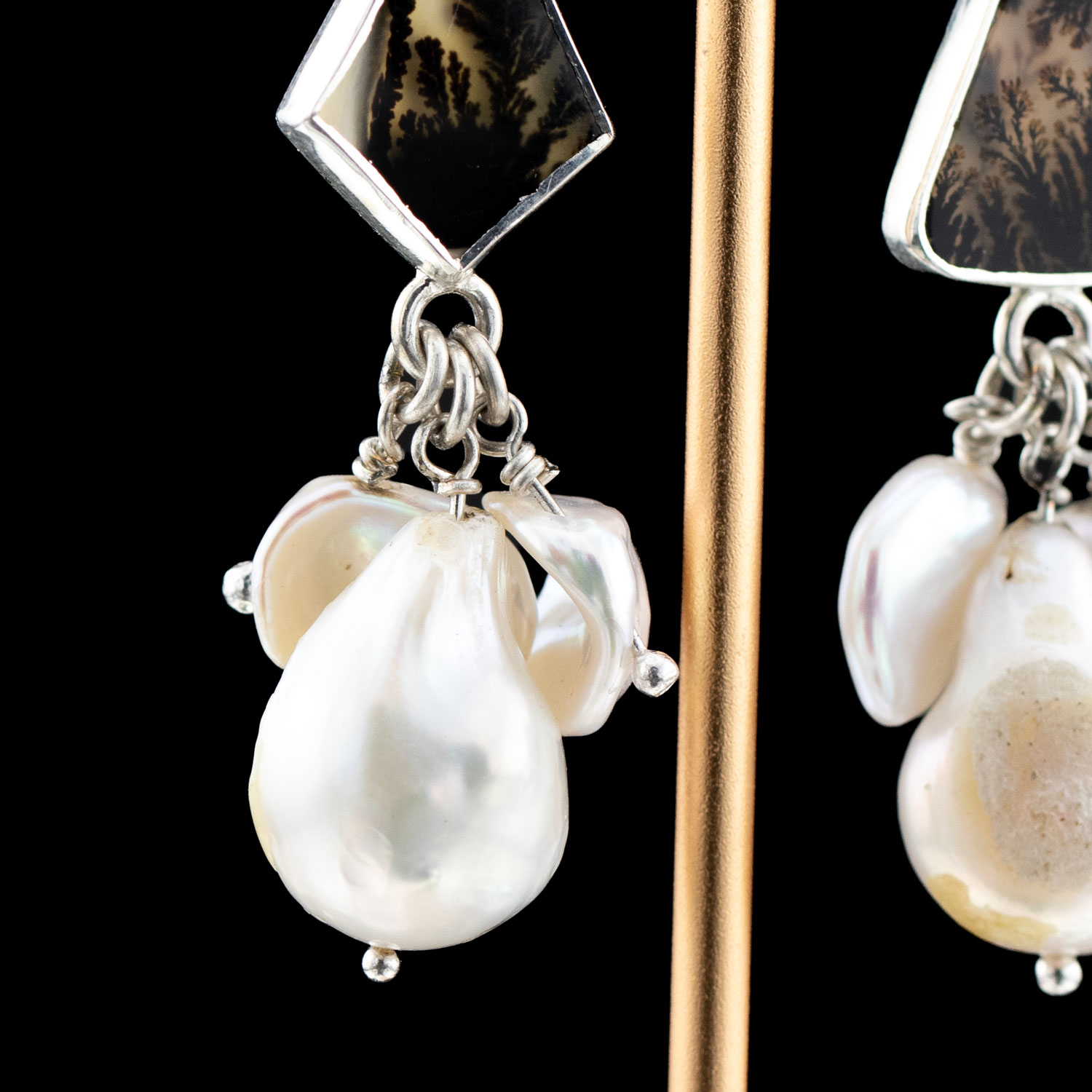 mermaid dendrite earring 3 - Image 2