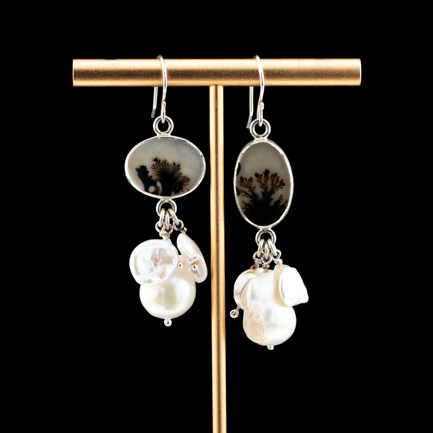 mermaid dendrite earring 2