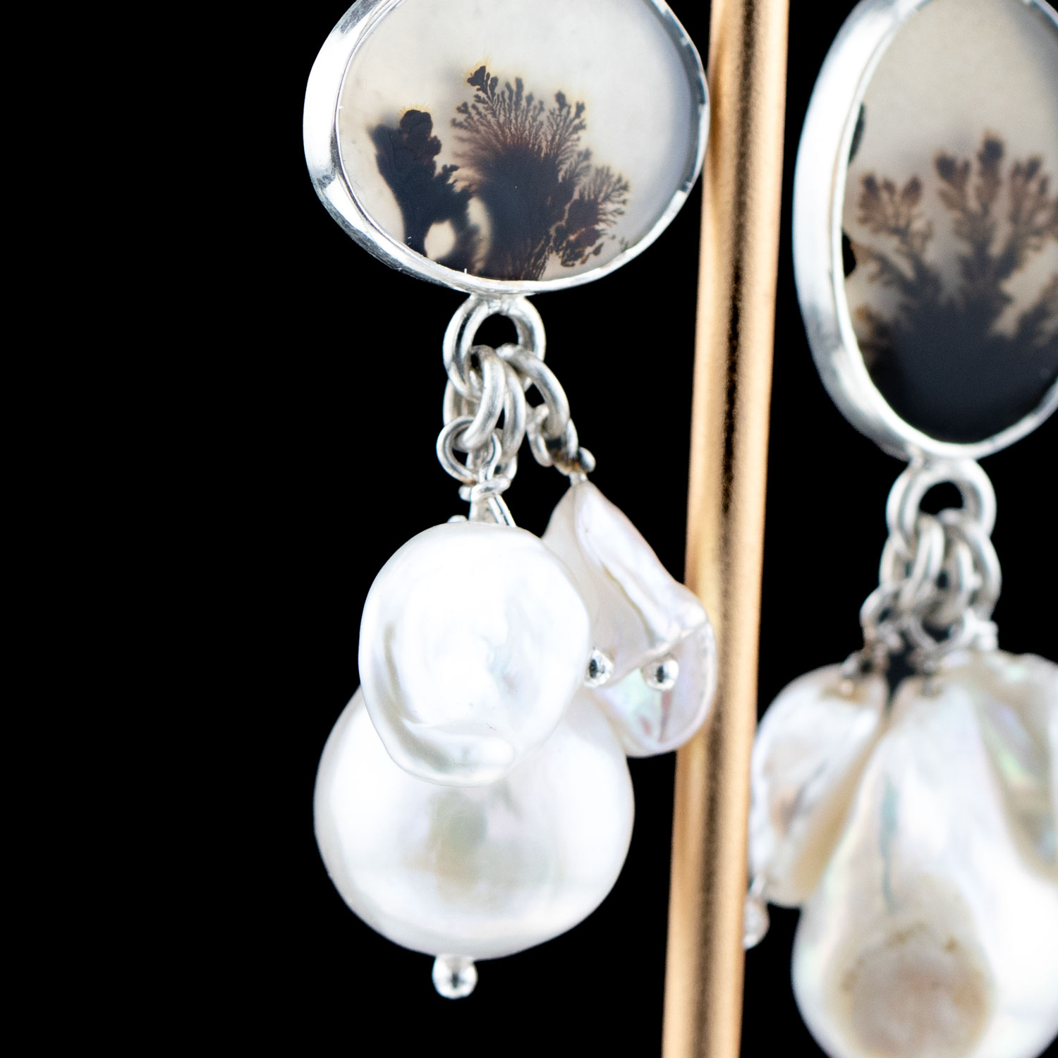 mermaid dendrite earring 2 - Image 2
