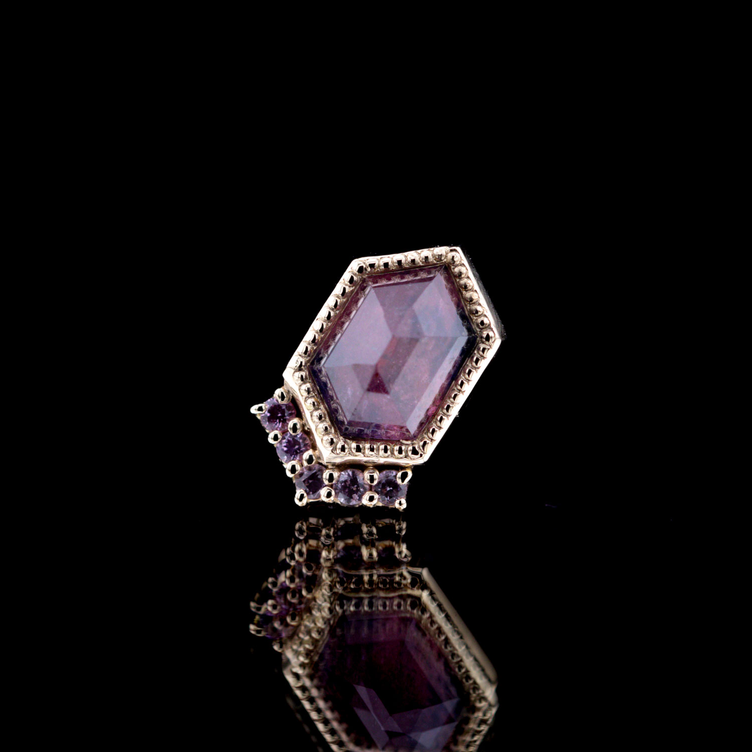 Cherry Coloured Royal Threaded End