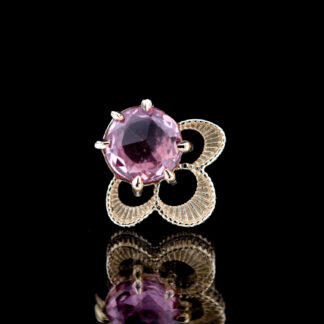The Pink Violet Yellow Gold Threaded End