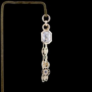 Grey Diamond bezel charm